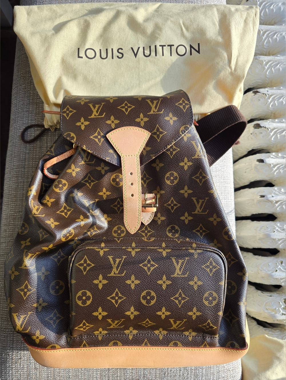 Louis Vuitton Montsouris GM NEW VINTAGE